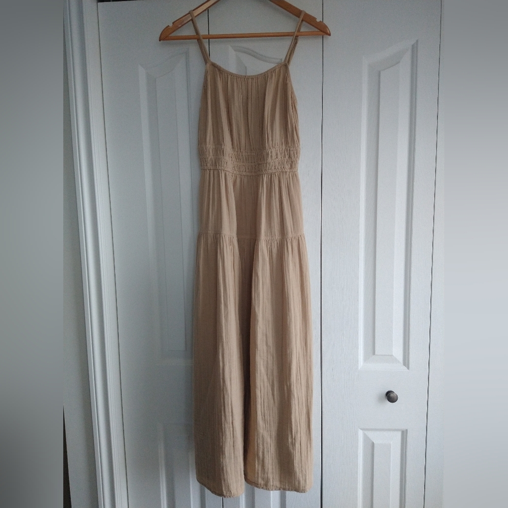 Tan Maxi Dress